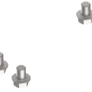 Commande de freinage à inertie, jeu de vis pour palier de guidage Knott 208372.001