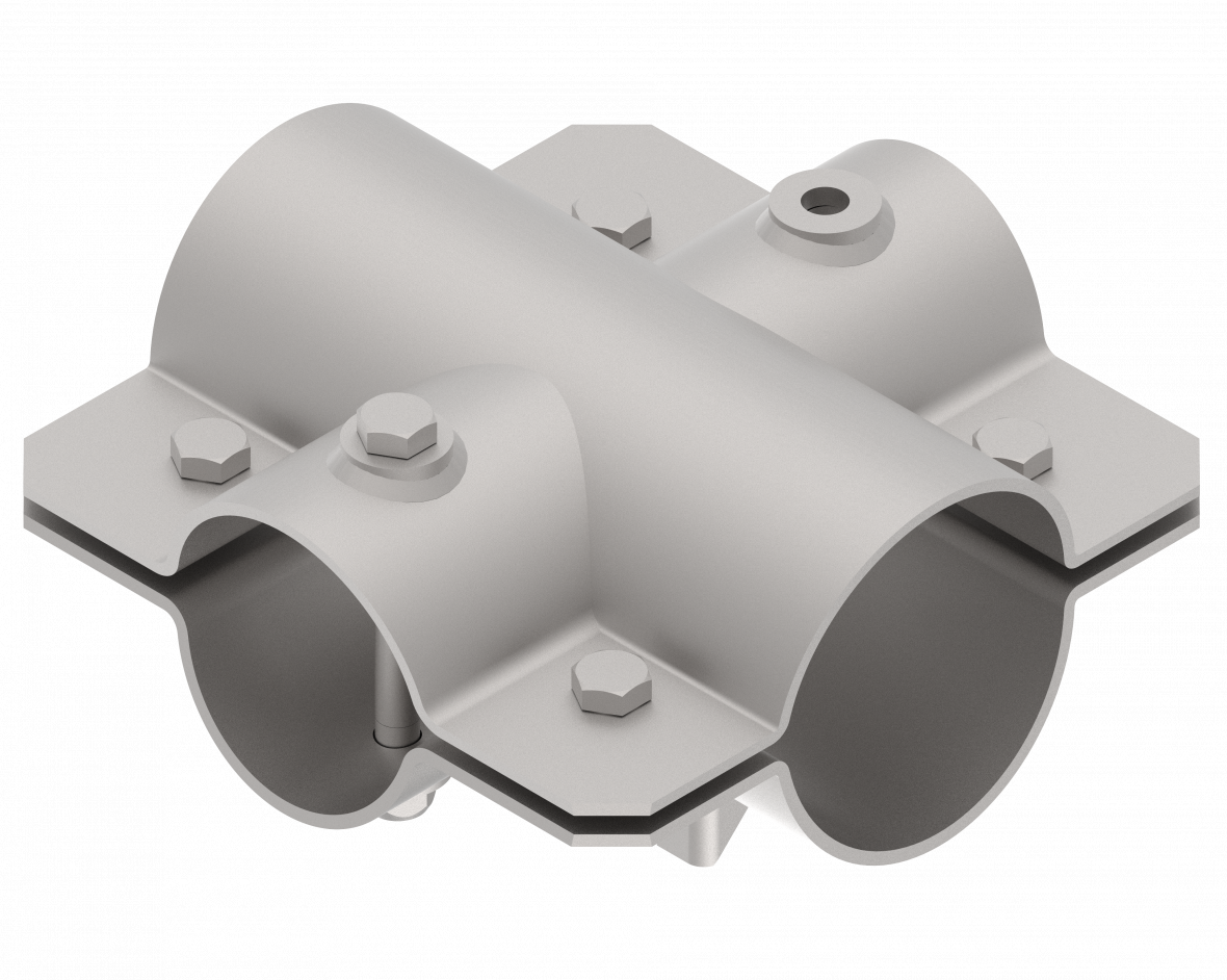 Kit brides avec vis avec support câble Knott 27669