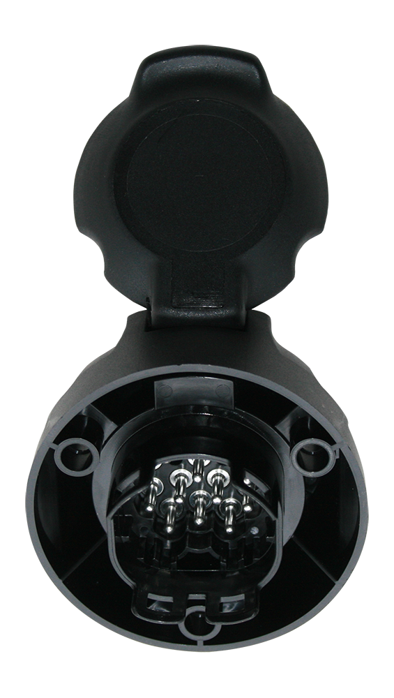 Boîtier socle de prise 13P/12V, selon ISO 11446-1 Erich Jaeger 382594