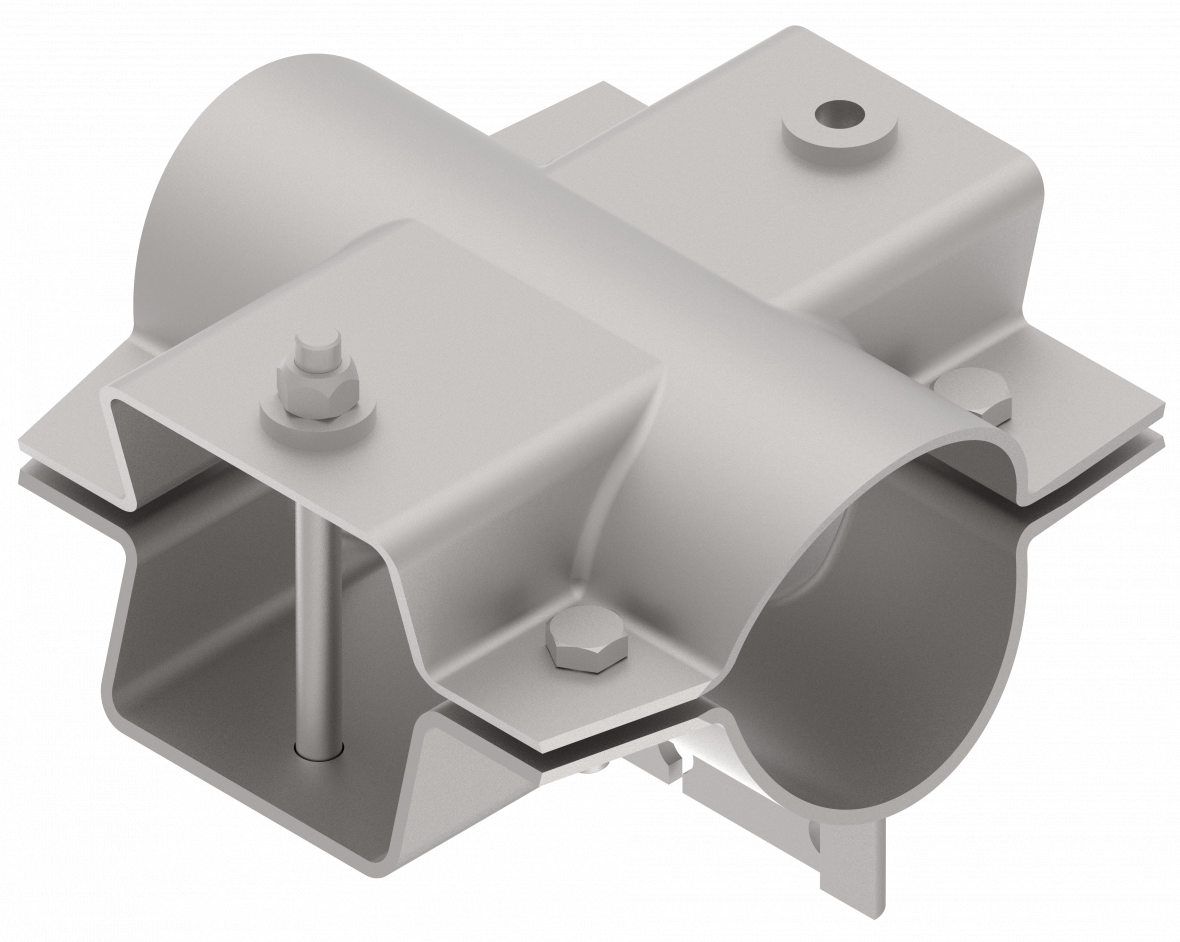 Kit brides avec vis avec support câble tandem S Knott 400013.001