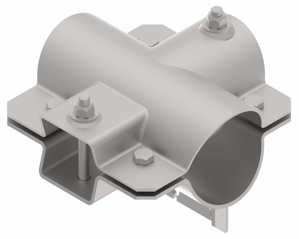 Kit brides avec vis avec support câble tandem Knott 400092.001