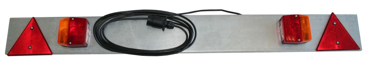 Traverse lumineuse avec feu de plaque et câble 5m Knott 401559.001