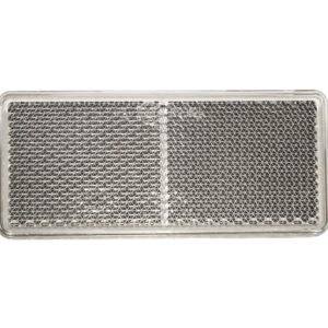 Catadioptre blanc 90x40mm adhésif Knott 402654.001
