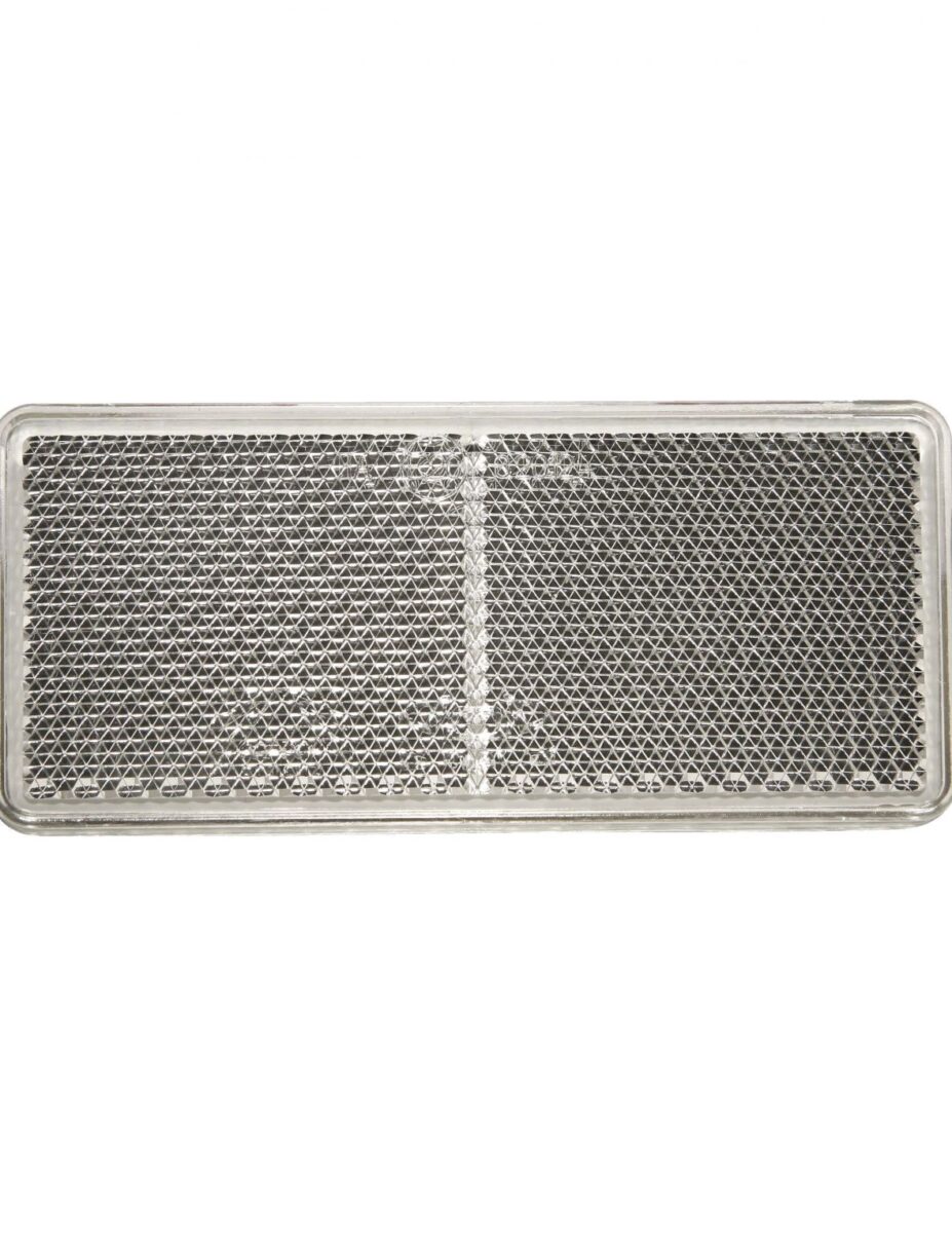 Catadioptre blanc 90x40mm adhésif Knott 402654.001