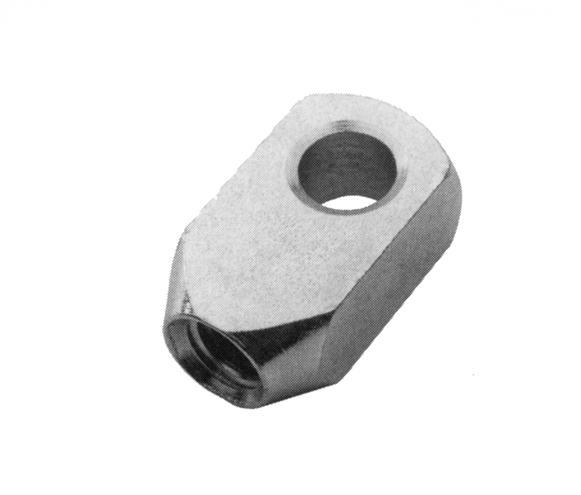 Schraubauge avec Fase — Oberflächen- behandlung: zingué; A: M8; B: 8,1; C: 15; D: 19; E: 25; SW: 10 Knott 402756.001
