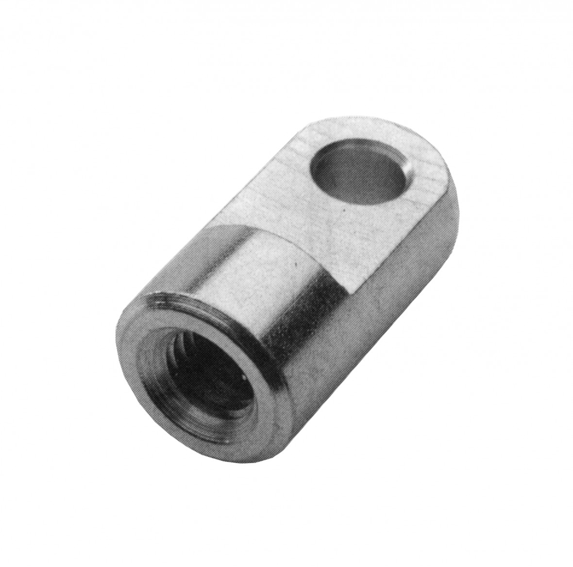 Schraubauge avec Fase — Oberflächen- behandlung: inox; A: M8; B: 8,1; C: –; D: 19; E: –; SW: — Knott 409921.001