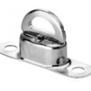 Petite fermeture tournante laiton nickelé pour cosse ovale 22,5×13,5 Knott 403208.001