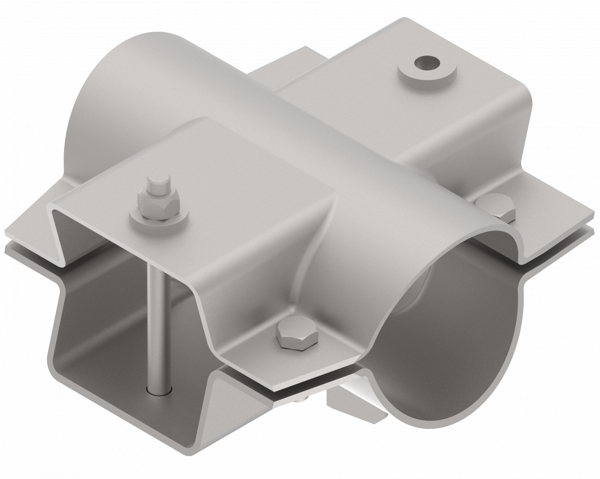 Kit brides avec vis avec support câble S Knott 403611.001