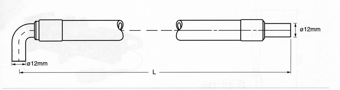 Tuyau haute pression 2000 mm Knott 404408.001