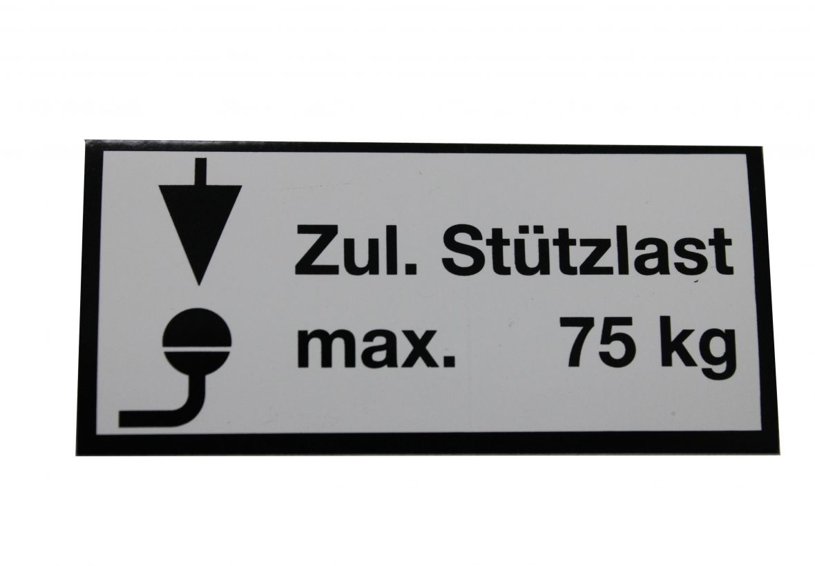 Plaque de charge d’appui adhésive 65x30mm 75kg Knott 404442.001