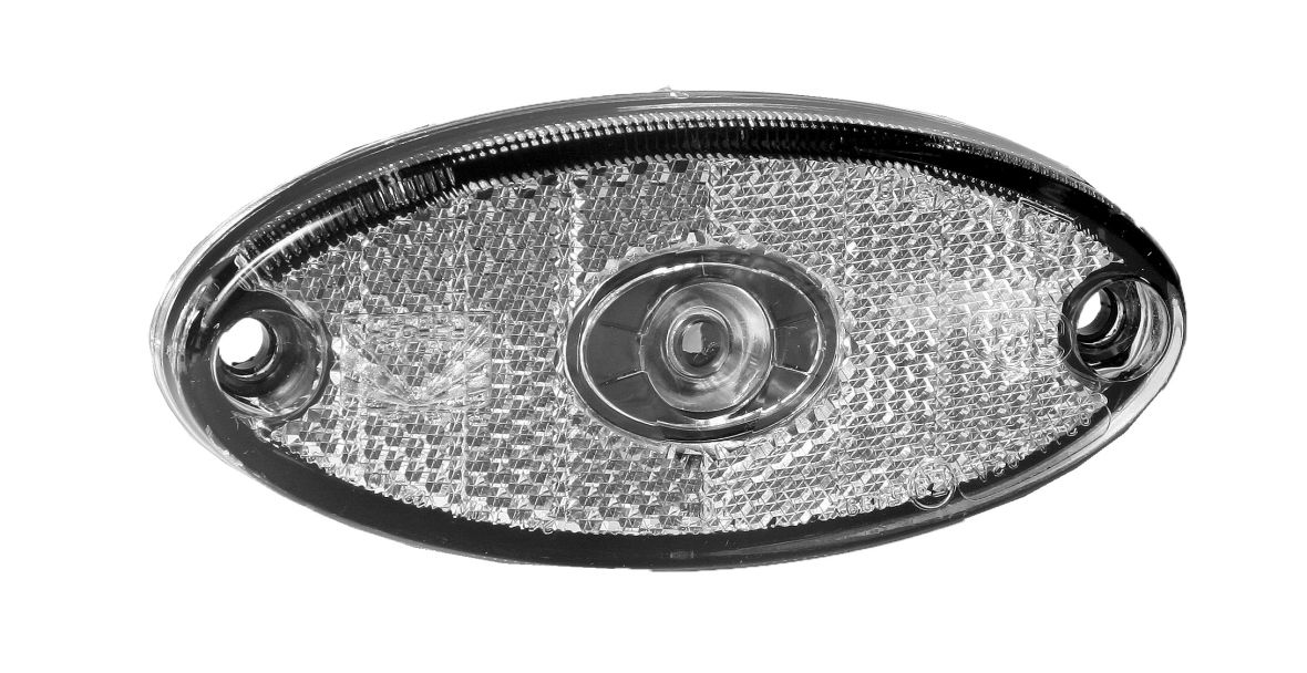Feu de position blanc sans support 1,0m 12-24V Knott 417286.001
