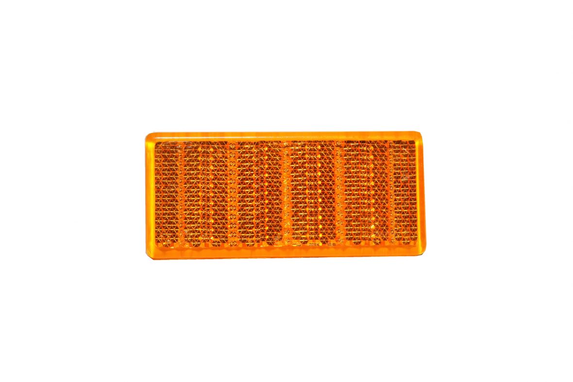 Catadioptre jaune 76x34mm adhésif Knott 404703.001