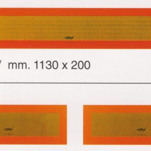 Film de marquage arrière ECE70 1130×200 mm Knott 404948.001