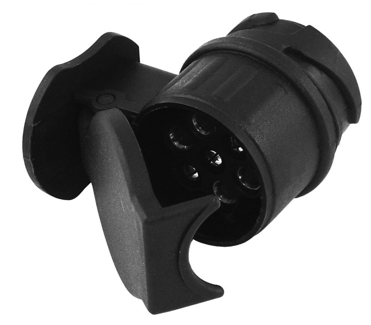 Élastique avec crochet spirale noir Knott 409320.001