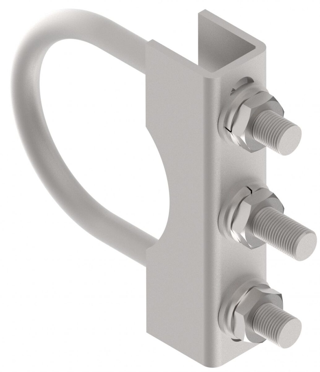 Fixation support roue jockey tube rond Knott 406562.001
