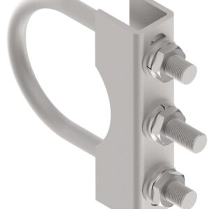 Fixation support roue jockey tube rond Knott 406562.001