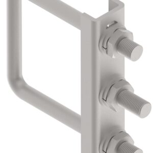 Fixation support roue jockey tube carré Knott 406566.001