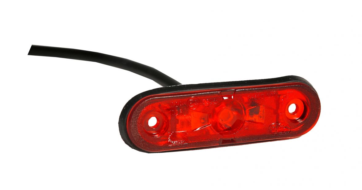 Feu de position rouge Posipoint avec câble Knott 406654.001