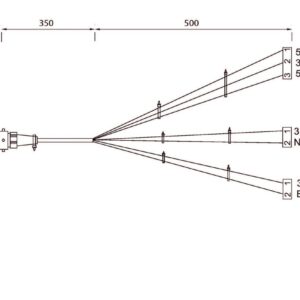 Adaptateur gauche 5 pôles Knott 406740.001