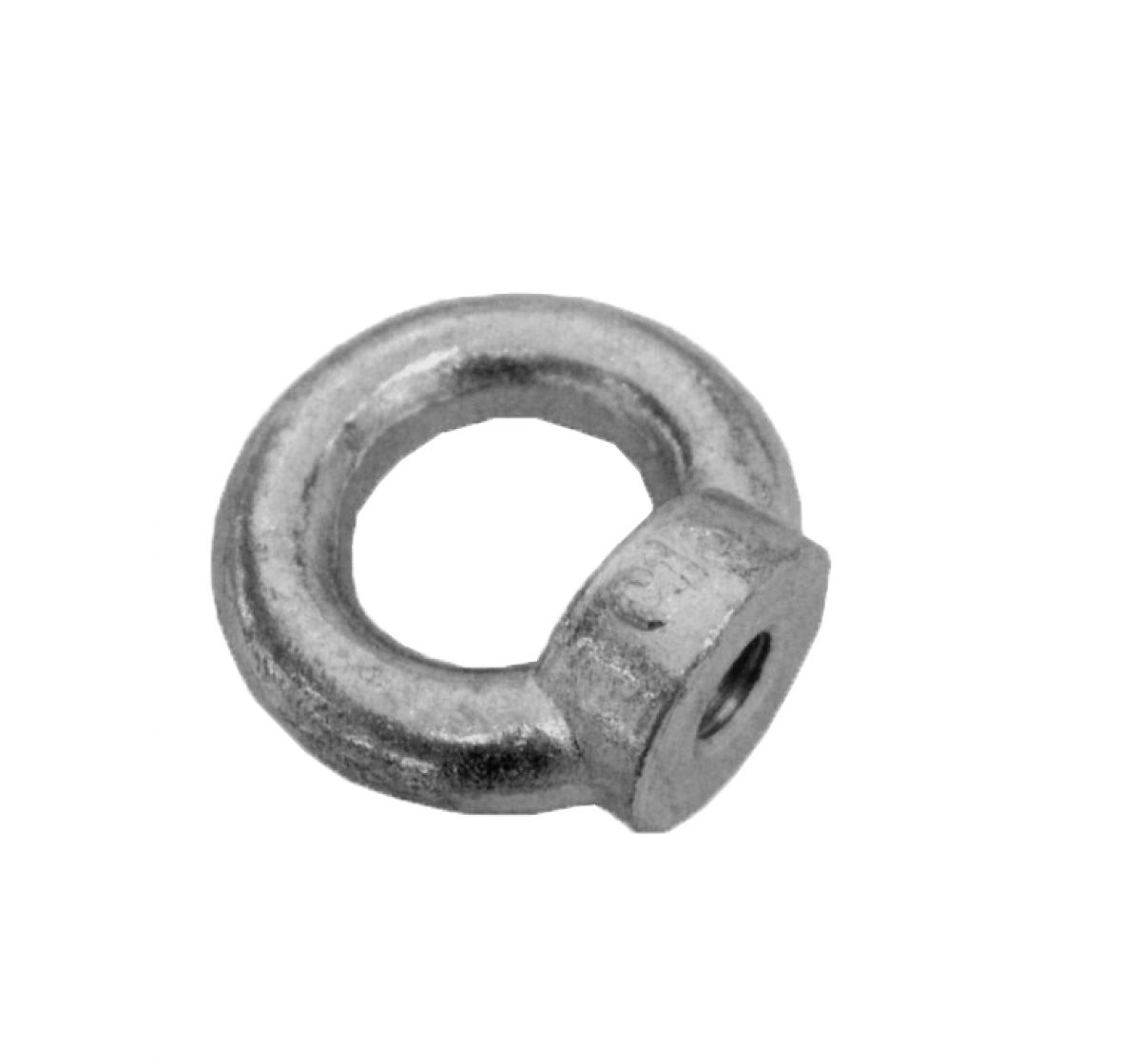 Ringmutter zingué — d1: M10 mm; d3: 45 mm; d4: 25 mm; h: 45 mm; Bruchlast kg: 230; Sichere Belastung kg: 170 Knott 406849.001