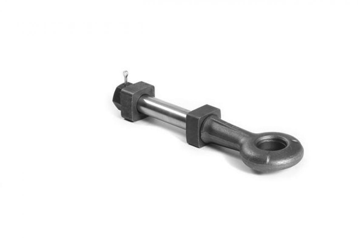 Tête d’attelage à souder 2500 kg 30 mm avec roulement Knott 408030.001