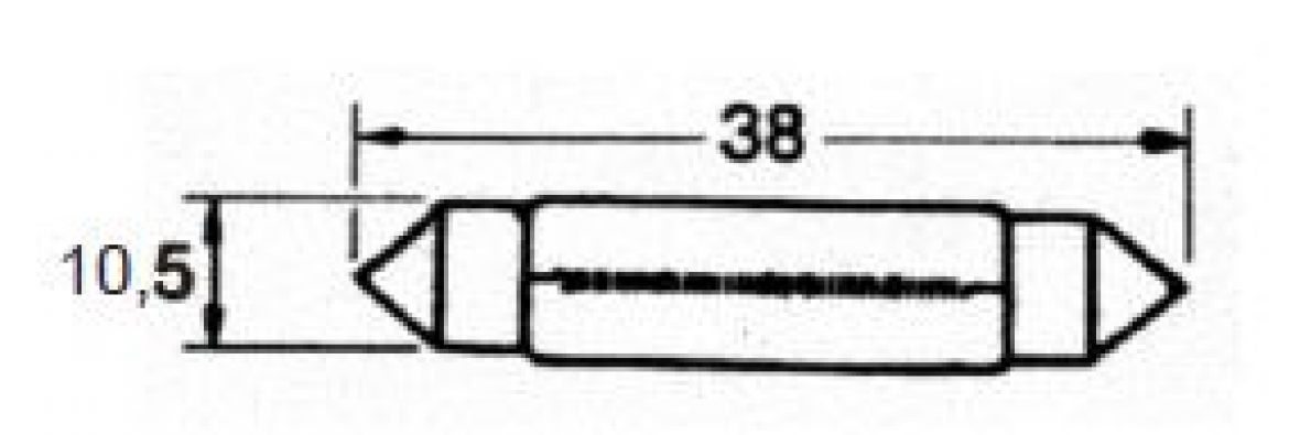 Soffitte 24V/10W Knott 408176.001