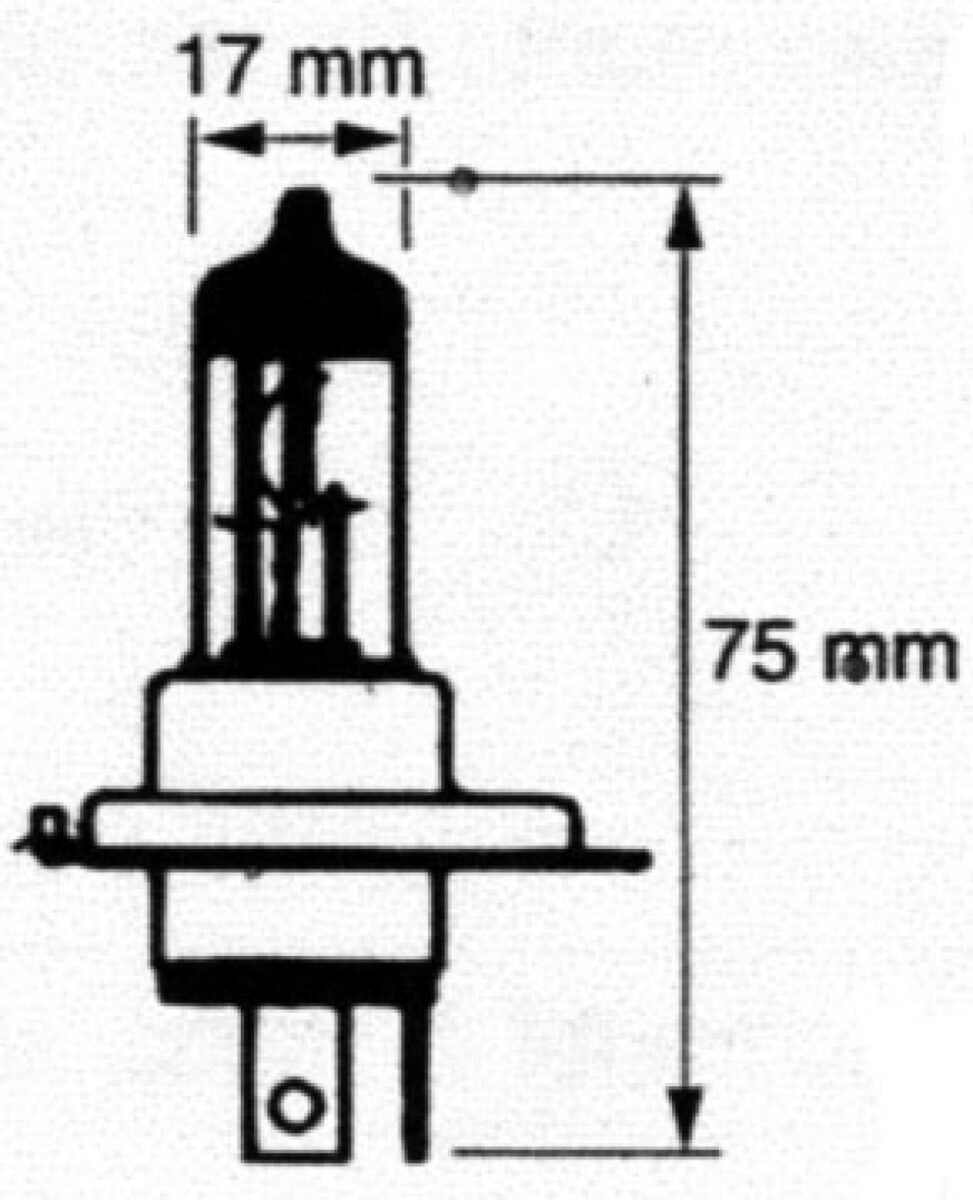 Halogenlampe 12V/55W-H1 Knott 408181.001