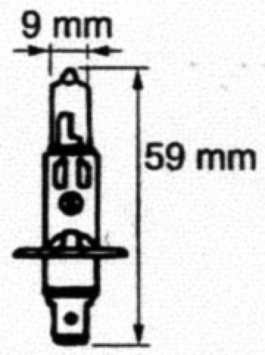 Halogenlampe 12V/55W-H1 Knott 408181.001