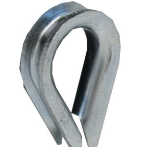 Kauschen f. Drahtseile — L: 23 mm; C: 14 mm; A: 5 mm Knott 408862.001