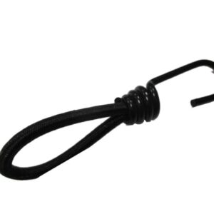Élastique avec crochet spirale noir Knott 409320.001