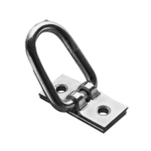 Bride d’étrier pliable galvanisée avec contreplaque soudée Knott 409996.001
