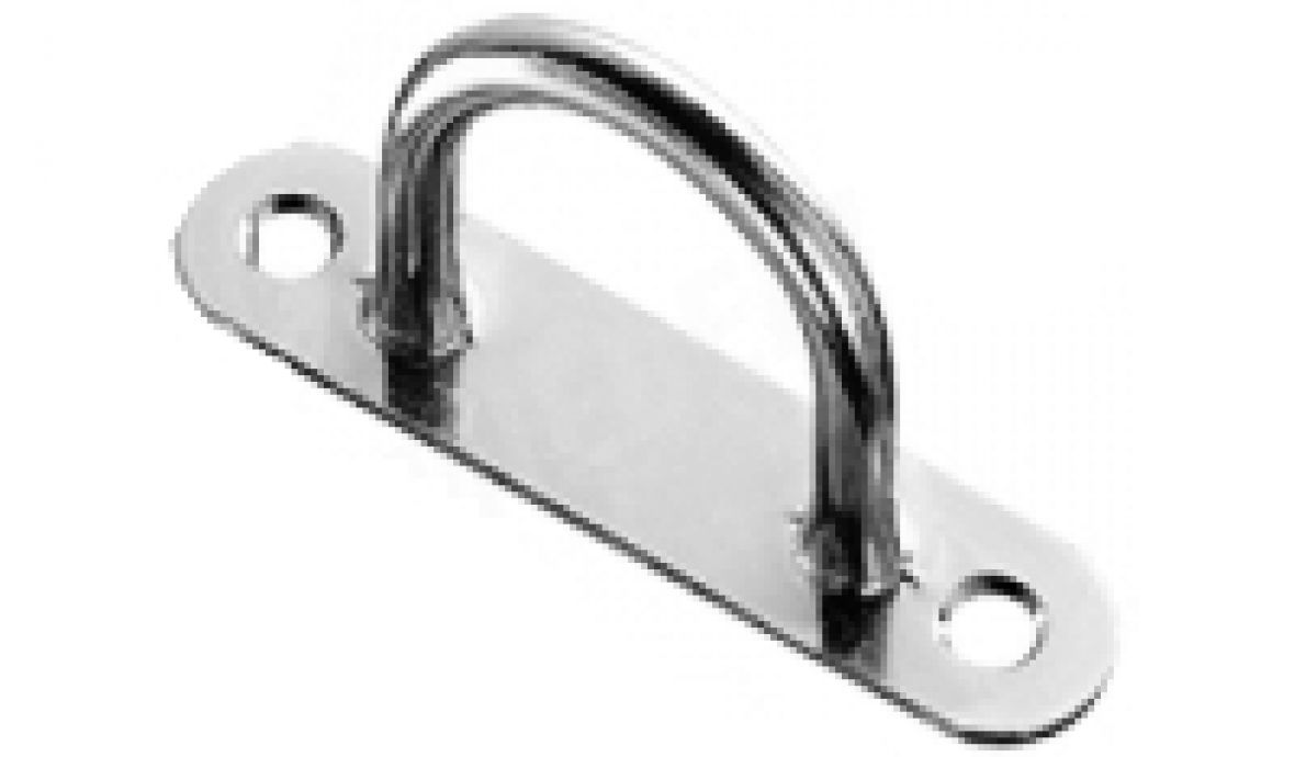 Bride de sangle galvanisée avec étrier rond Knott 410000.001