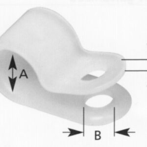 Bride câble plastique 9,5 mm Knott 413050.001