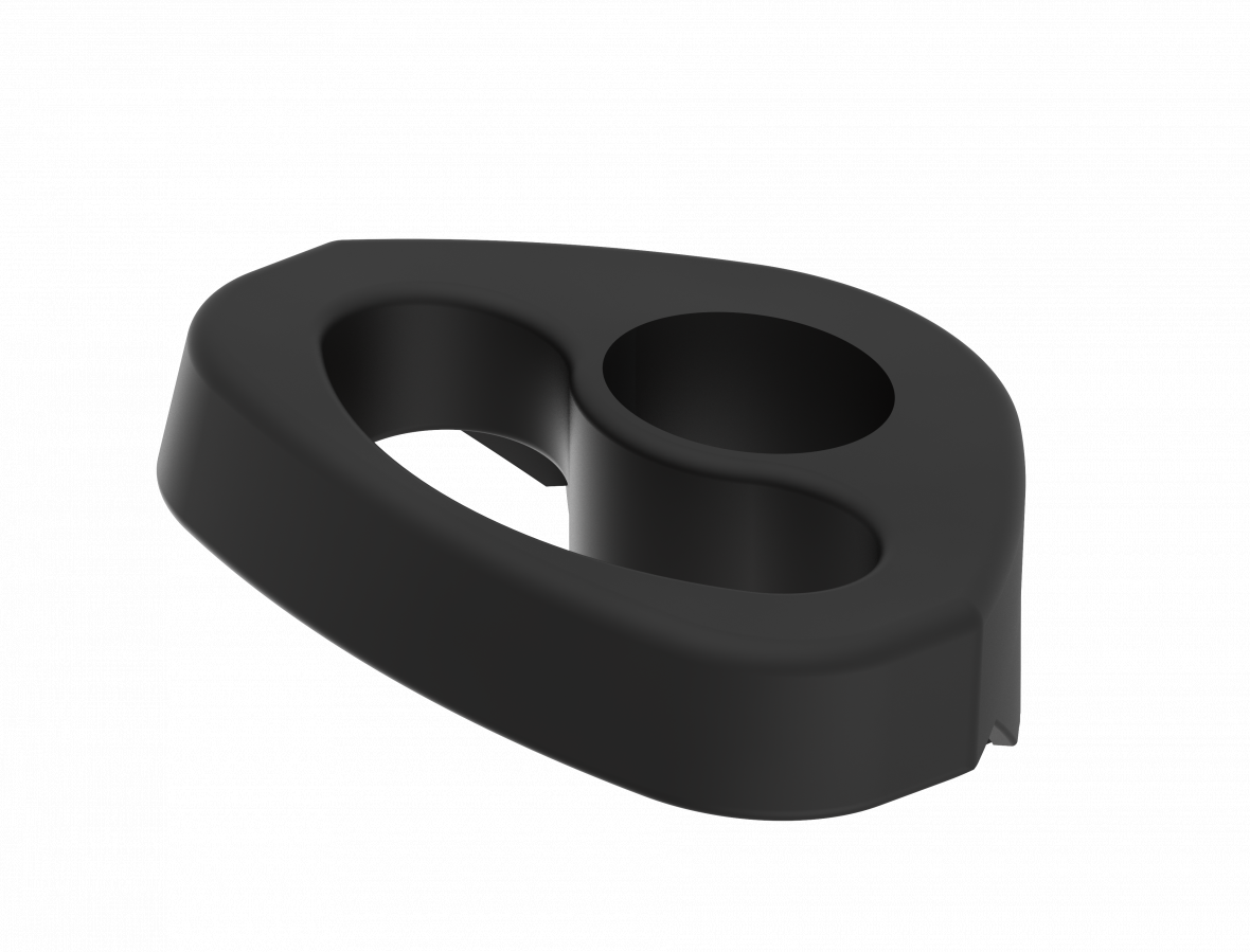 Cale de roue G36 pliable plastique noir (pièce) Knott 425778.001