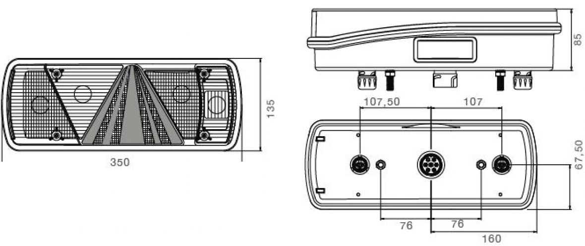 Feu arrière droit Ecopoint Knott 416478.001