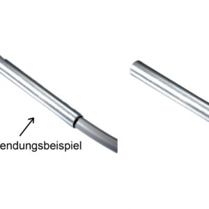 Tube de jonction 75mm zingué pour corde 8mm Knott 416723.001