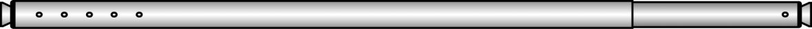 Tube télescopique acier galvanisé 2350-2720 mm Knott 416954.001