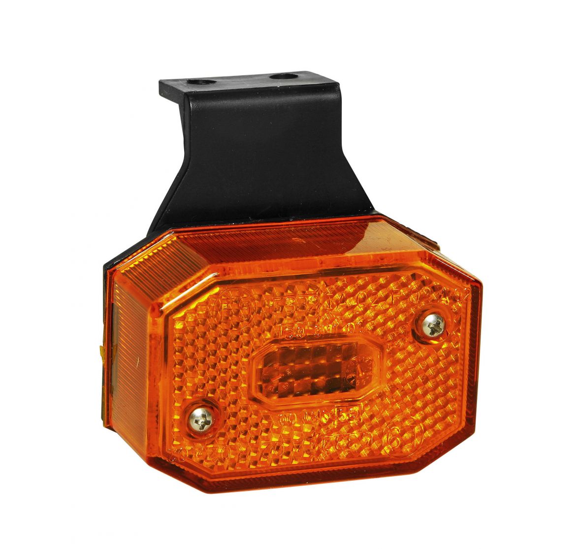 Feu de position latéral jaune Flexipoint avec équerre 90° Knott 417268.001