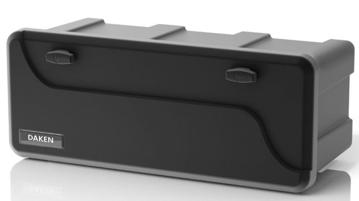 Staubox Typ ”82203 Blackit” spritzwassergeschützt, 2 Verschlüsse — L: 750 mm; B: 355 mm; H: 300 mm Knott 420406.001