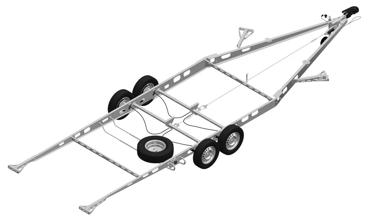 Support roue de secours pour caravane Knott 421241.002