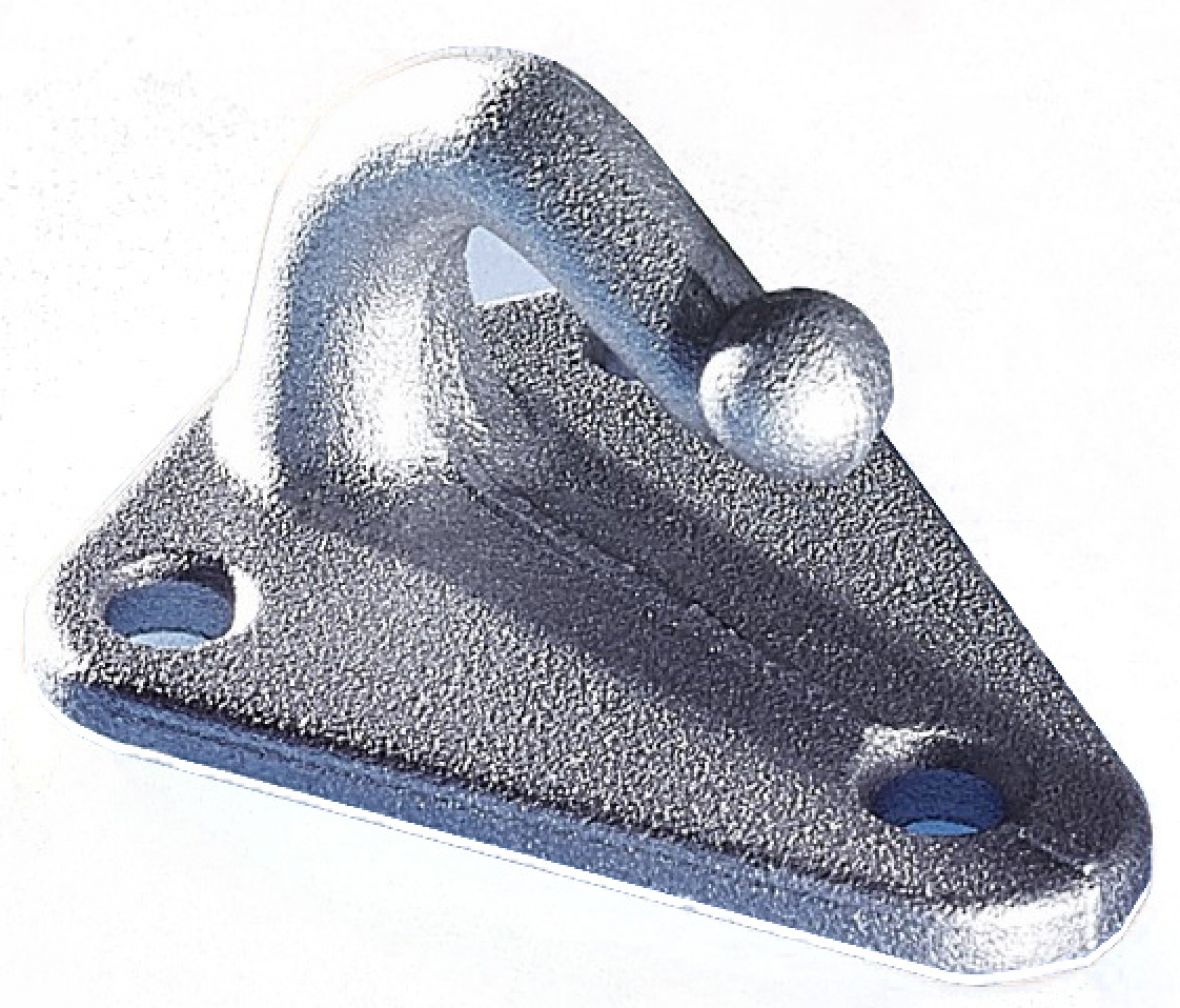 Crochet de bâche 3 trous aluminium Knott 422224.001