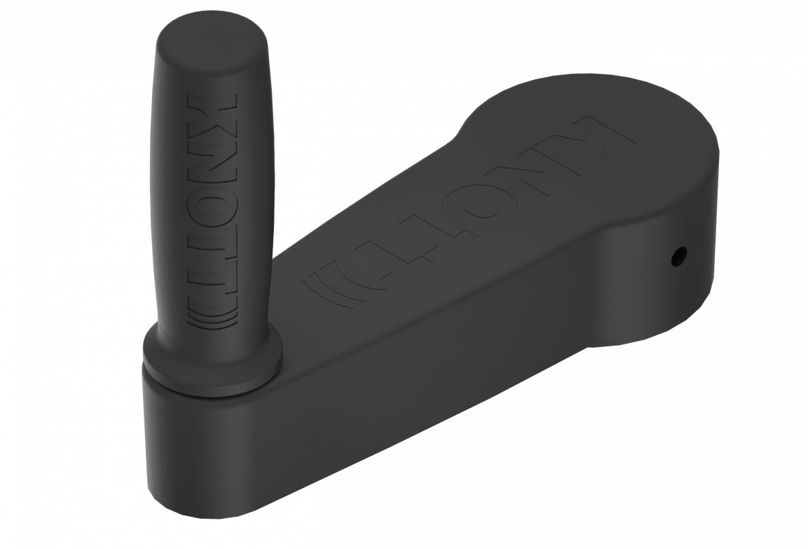 Manivelle roue jockey 140 mm Knott 423327.001