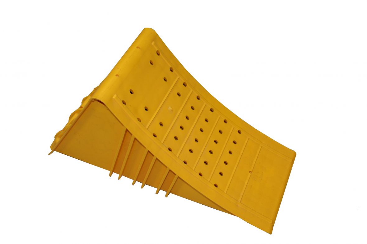 Cale de roue G53 plastique jaune 467 mm Knott 425764.001
