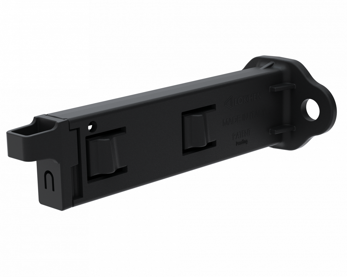 Support cale de roue G36 pliable plastique noir Knott 425777.001