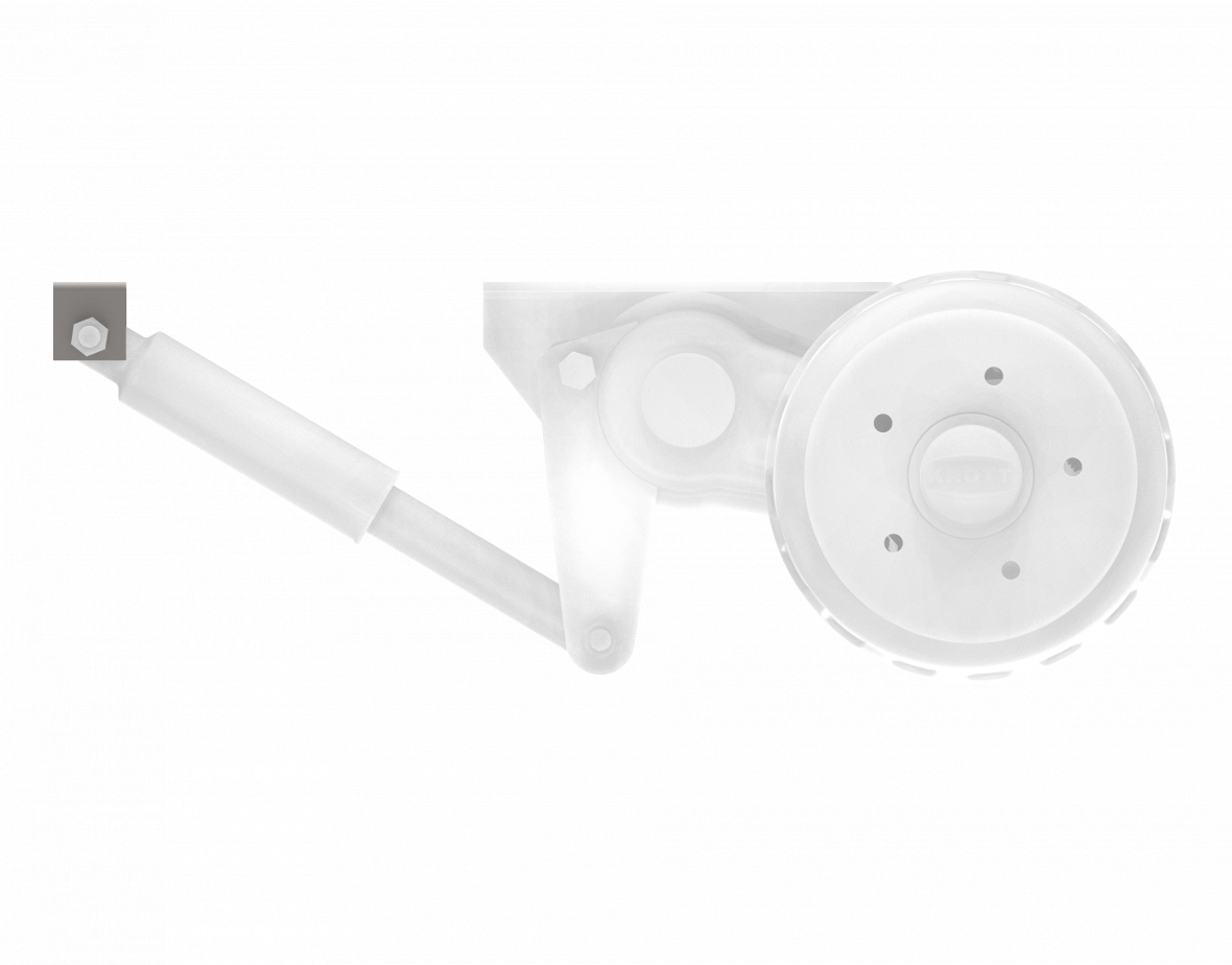 Support amortisseur cadre 55 mm Knott 47266