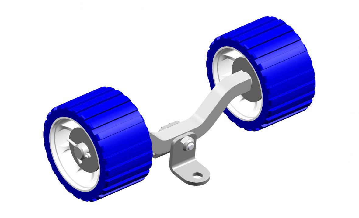Sliprollensystem (Sliprollensysteme erweiterbar!) — Anzahl Rollen: 4; Farbe: blau Knott 6B3510.103