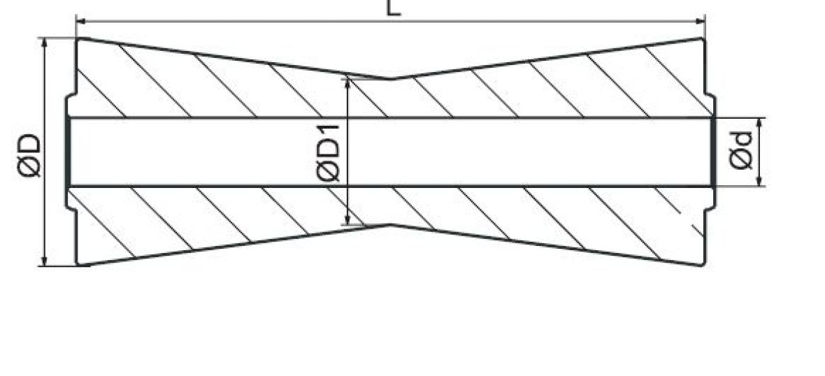 Galet de quille PVC 68 mm Knott 6X1064.043