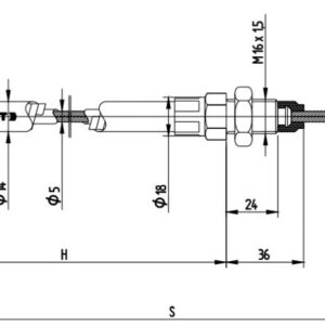 Câble de frein 2150 mm Knott 980145.07