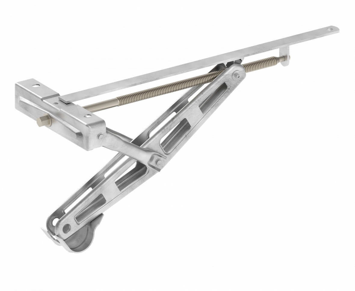 Béquille à manivelle 500mm avec glissière Knott 9885149207
