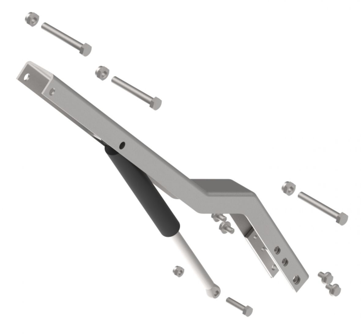 Commande de freinage à inertie, ensemble de levage complet 600mm Knott 9888249302